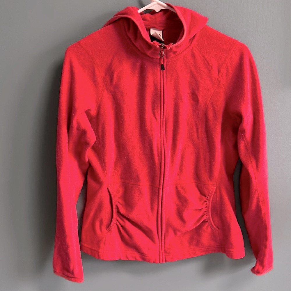 North Face Pink Full Zip Hoodie